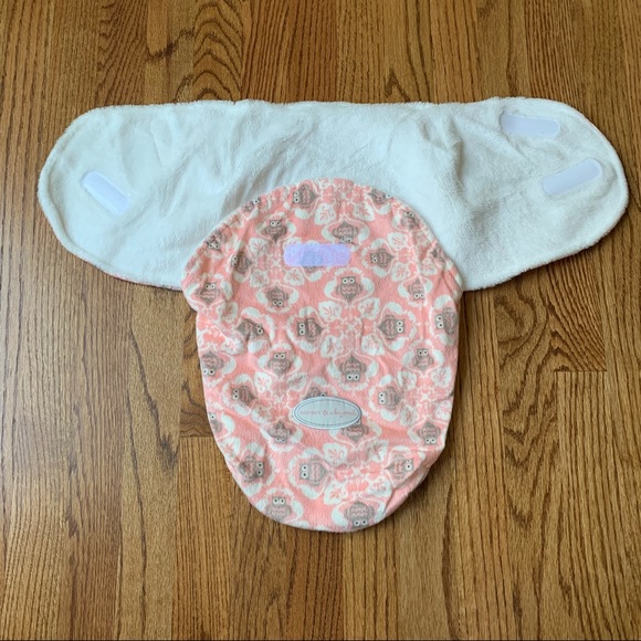 Two Pink yellow gray white sleep sack swaddlers - Picture 3 of 9